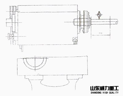 XK6132数控铣床主轴轴承图